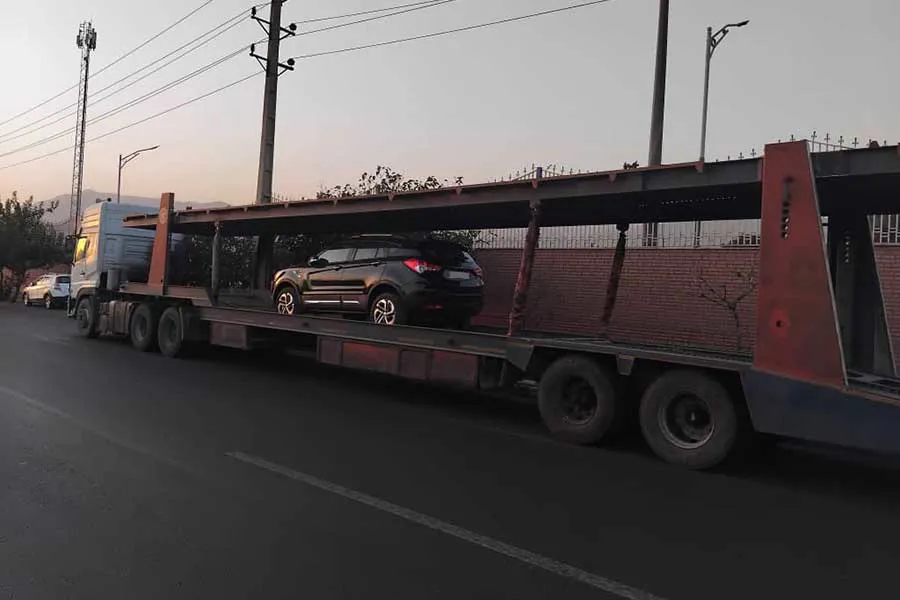 حمل خودرو از تهران به بافت