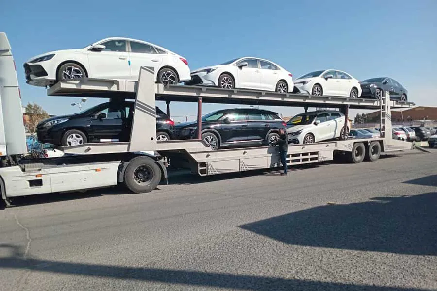 حمل خودرو از تهران به ساری
