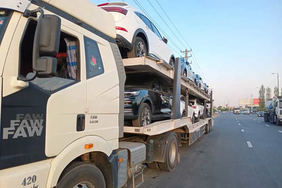 حمل خودرو از تهران به سبزوار