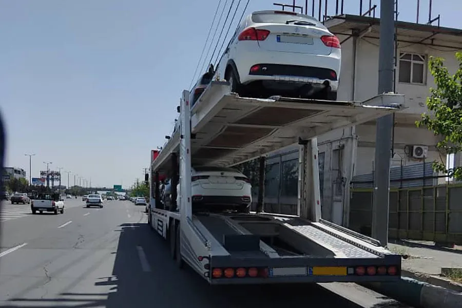 حمل خودرو از تهران به رشت