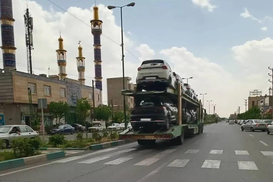 حمل خودرو از تهران به تبریز