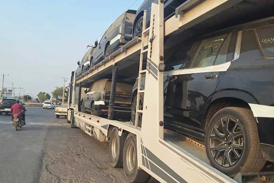 حمل خودرو از تهران به ملایر