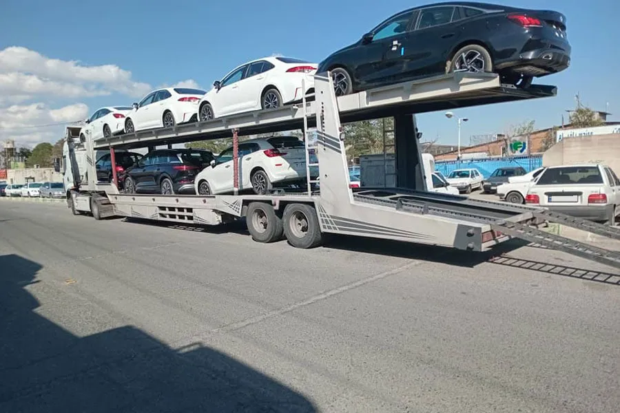 حمل خودرو از تهران به جیرفت