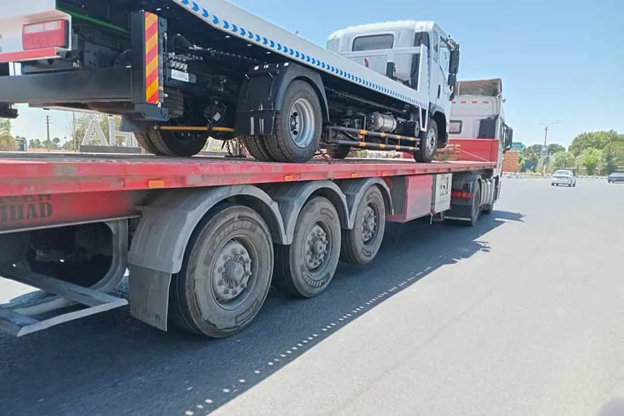 حمل خودرو از تهران به بندر گناوه