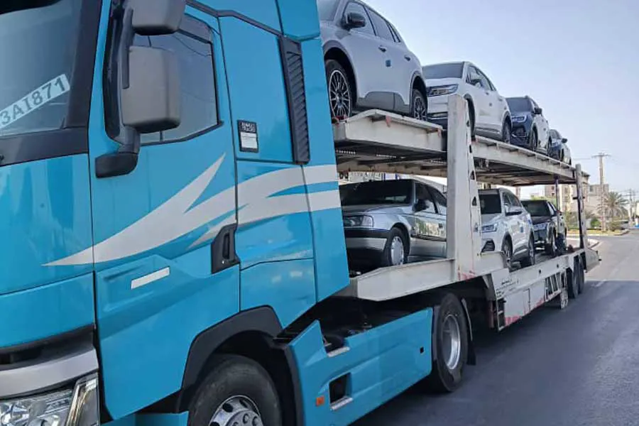 حمل خودرو از تهران به بم