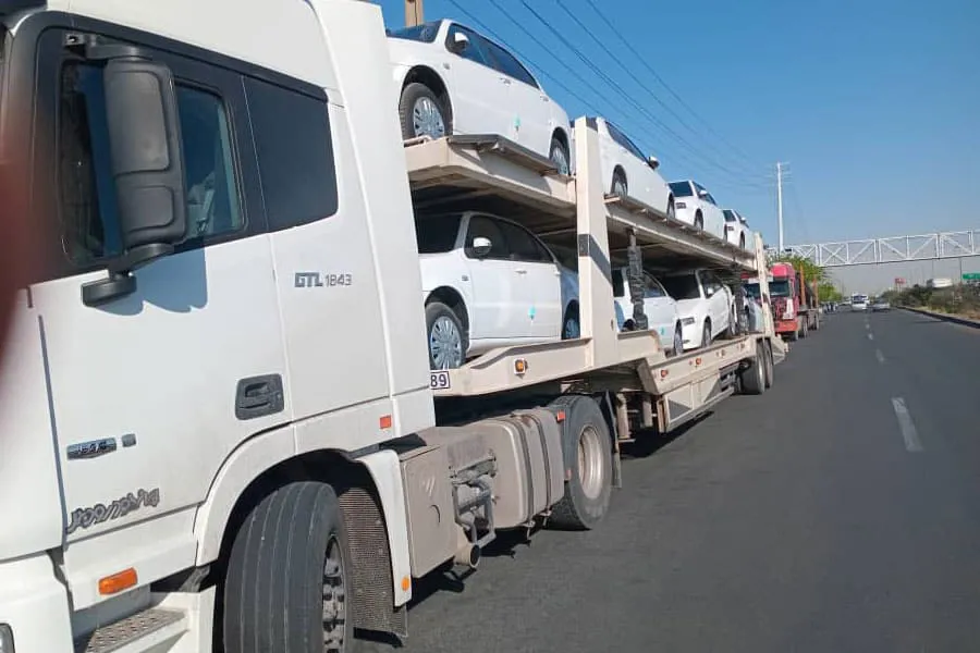 حمل خودرو از تهران به همدان