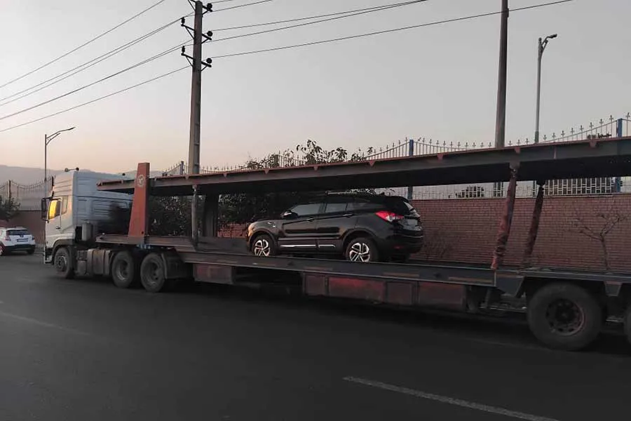 حمل خودرو از تهران به زرند